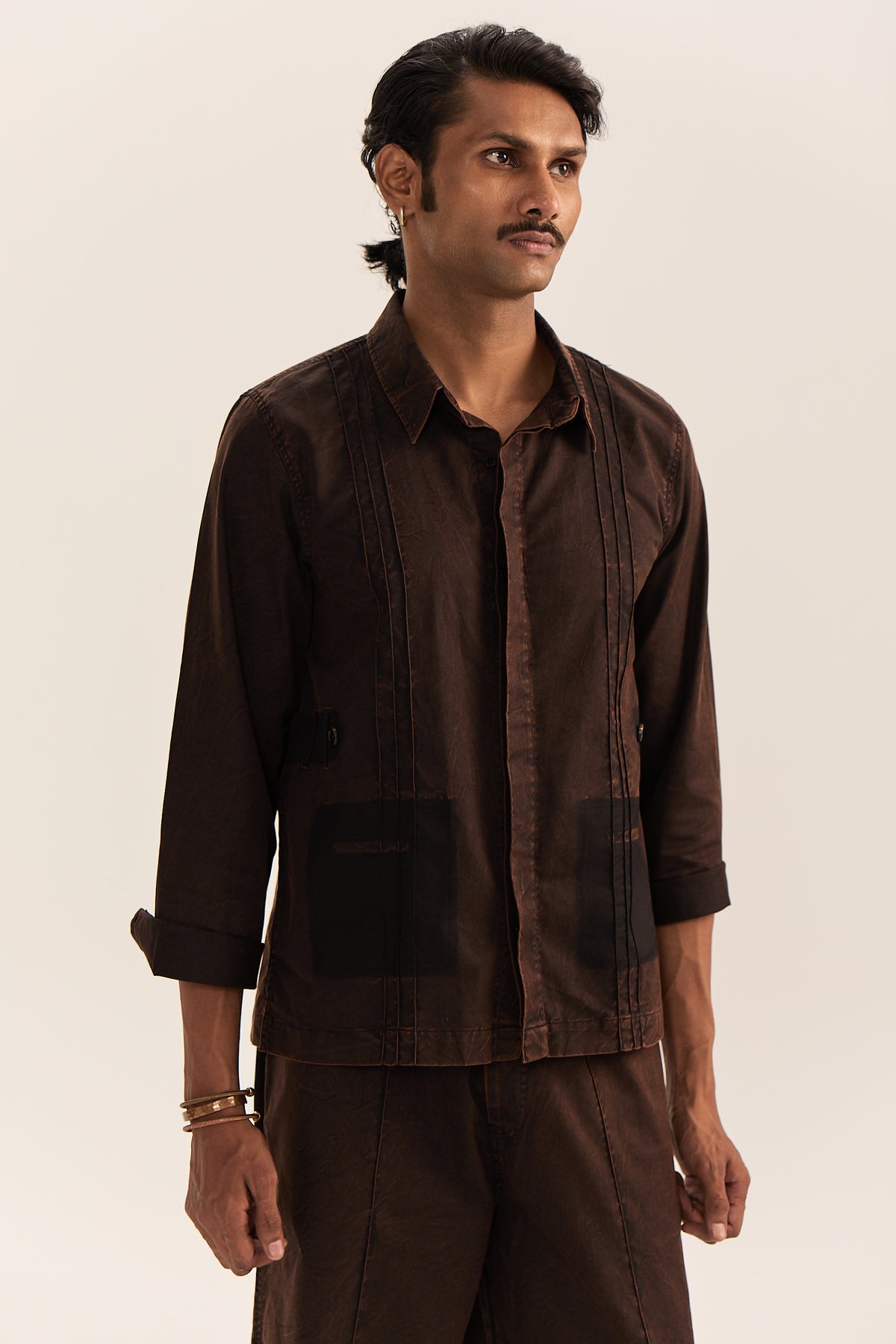 Jodhpuri Washed Set-Black