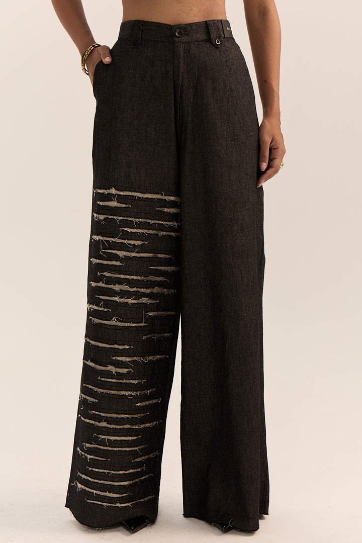 Tonk Denim Pants-Tie Dye