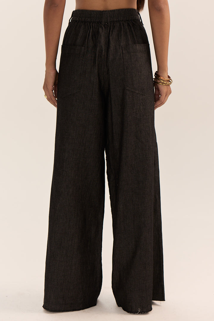Tonk Denim Pants-Tie Dye