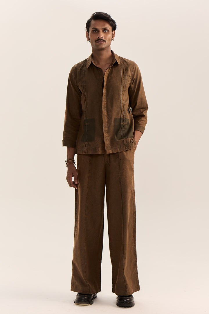 Jodhpuri Washed Set-Olive