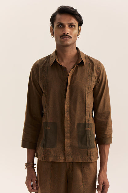 Jodhpuri Washed Set-Olive