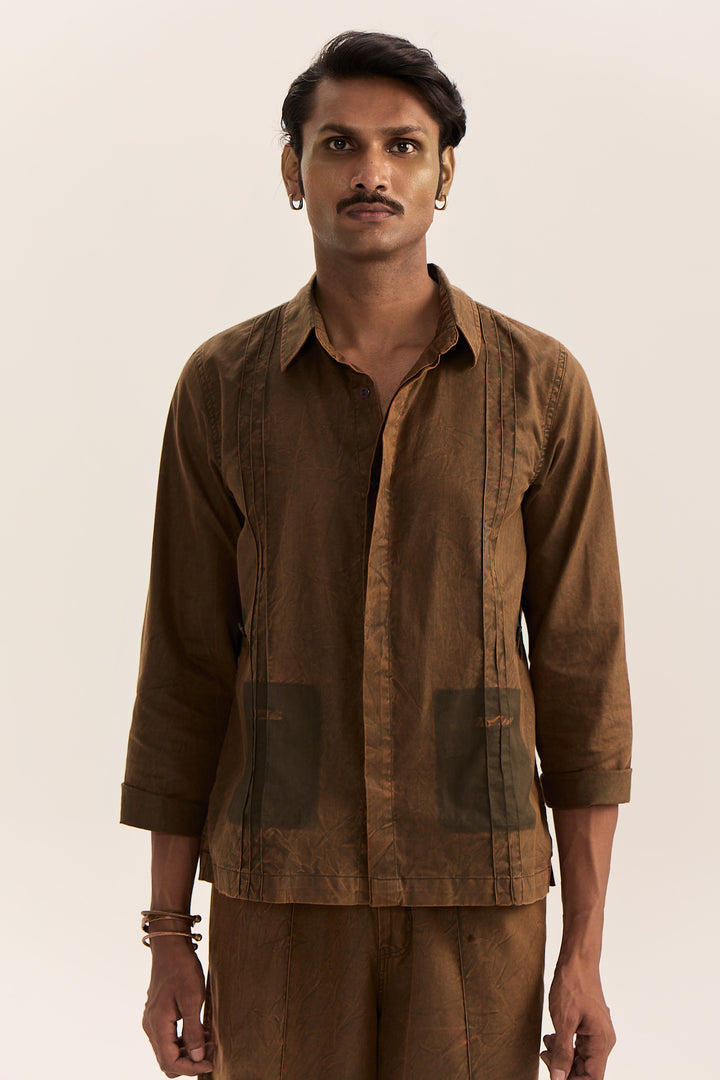 Jodhpuri Washed Set-Olive
