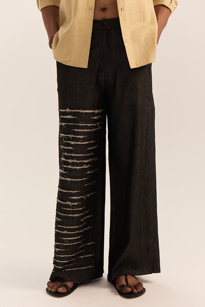 Tonk Denim Pants-Tie Dyed