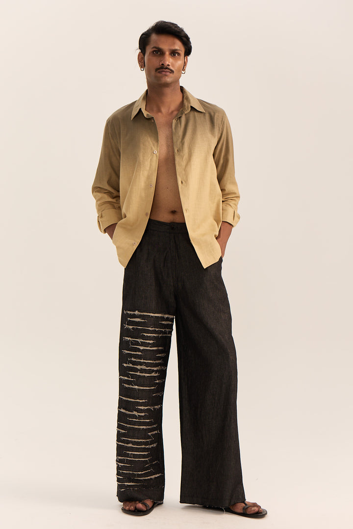 Tonk Denim Pants-Tie Dyed