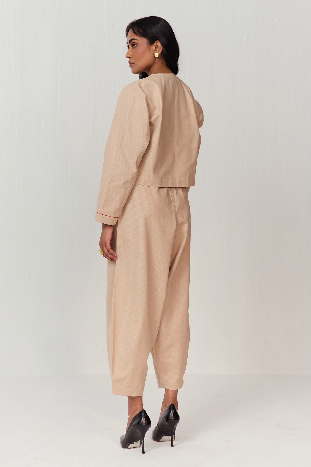 ARTIST SHIRT SET-HAREM PANTS IVORY