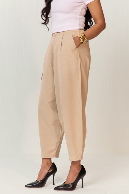 ARTIST SHIRT SET-HAREM PANTS IVORY