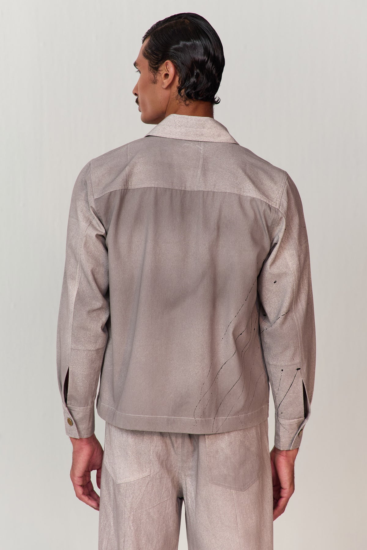 ARTIST JACKET SET- CHARCOAL