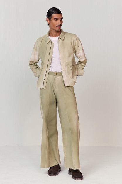 ARTIST JACKET SET- SPARY GREEN