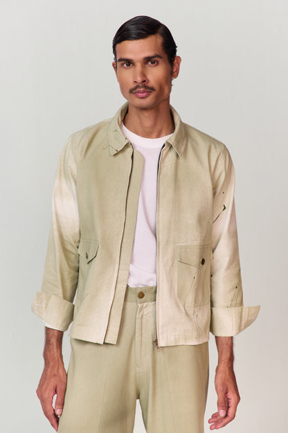 ARTIST JACKET SET- SPARY GREEN