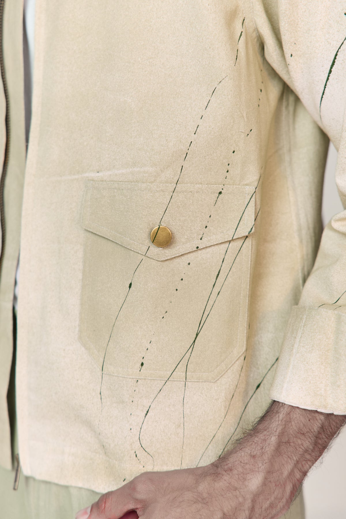 ARTIST JACKET SET- SPARY GREEN