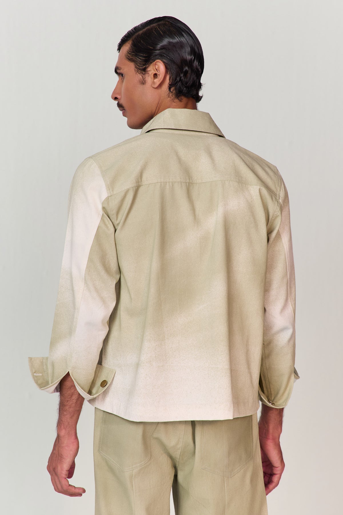 ARTIST JACKET SET- SPARY GREEN