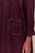 Load image into Gallery viewer, DOODLE PATHANI KURTA SET-VINO