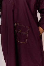 Load image into Gallery viewer, DOODLE KURTA SET-VINO