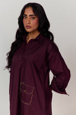 Load image into Gallery viewer, DOODLE KURTA SET-VINO