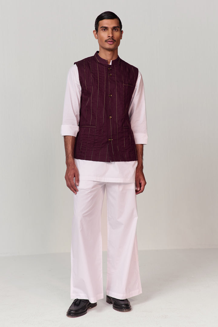 ADVAIT NEHRU JACKET SET- SET OF 3