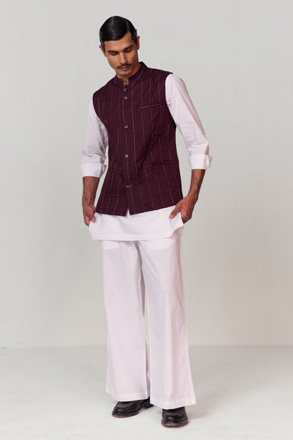 ADVAIT NEHRU JACKET SET- SET OF 3