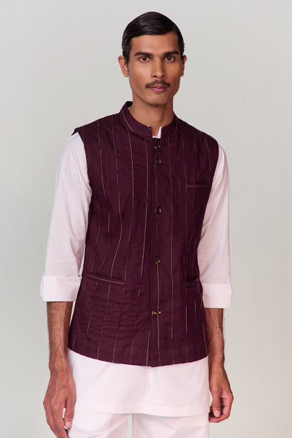 ADVAIT NEHRU JACKET SET- SET OF 3