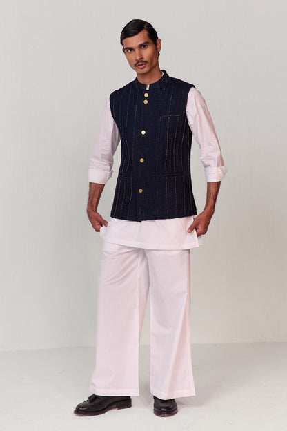 ADVAIT DENIM JACKET SET- SET OF 3