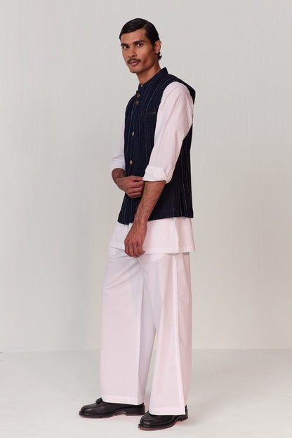 ADVAIT DENIM JACKET SET- SET OF 3