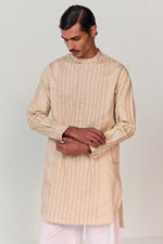 Load image into Gallery viewer, ANUV KURTA SET-SUMMER BEIGE