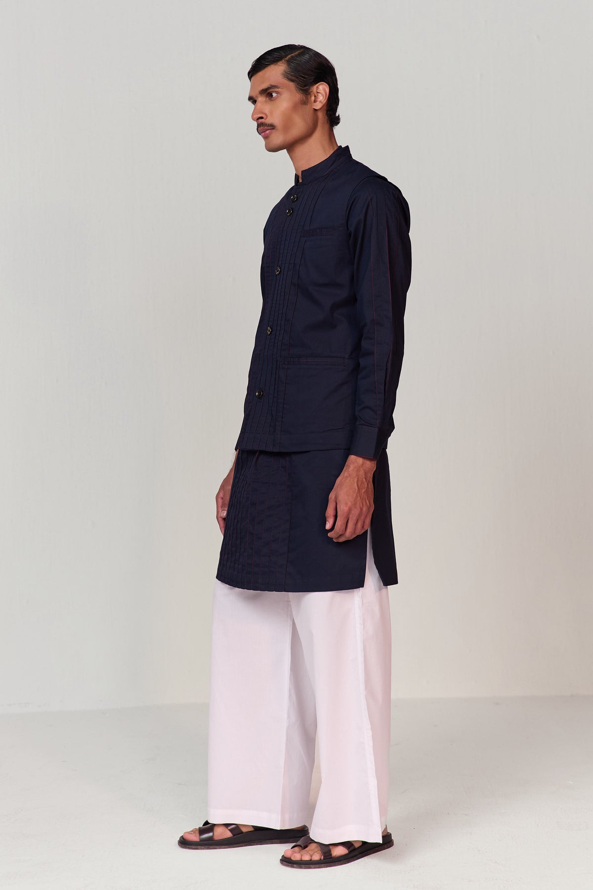 ANUV NEHRU JACKET SET-SET OF 3