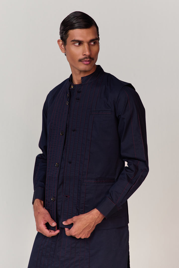 ANUV NEHRU JACKET SET-SET OF 3