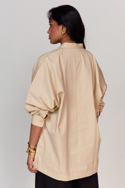 SOCH OVERSIZED TOP-ECRU