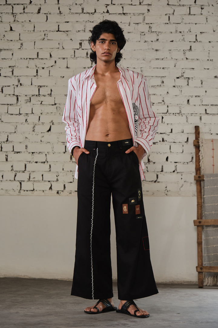 JALORE BELL PANTS-BLACK