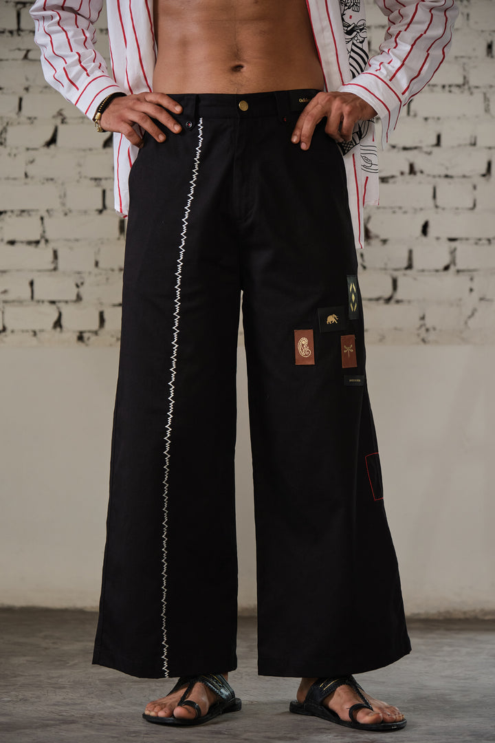 JALORE BELL PANTS-BLACK