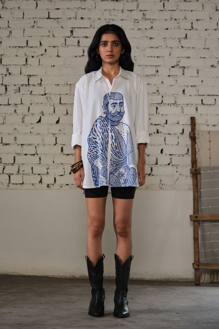 SAWAI OVERSIZED SHIRT-INK