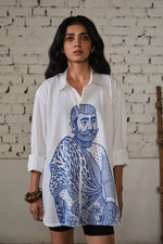 Load image into Gallery viewer, SAWAI OVERSIZED SHIRT-INK
