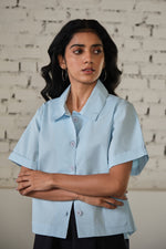 Load image into Gallery viewer, TONK SKIRT SET- DRIP BLUE
