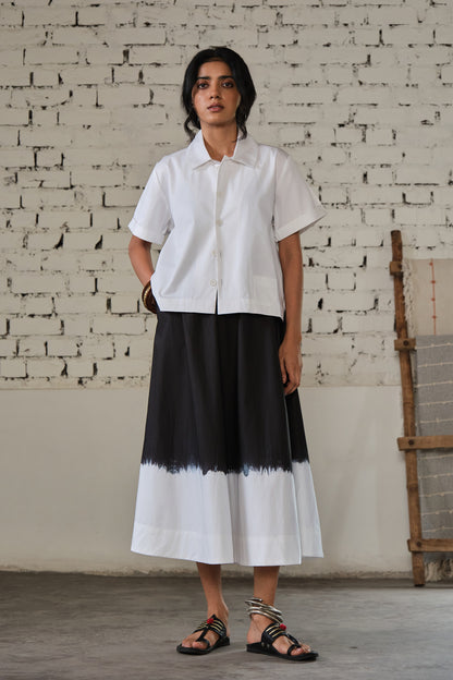 TONK SKIRT SET- DRIP BLACK