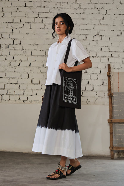 TONK SKIRT SET- DRIP BLACK