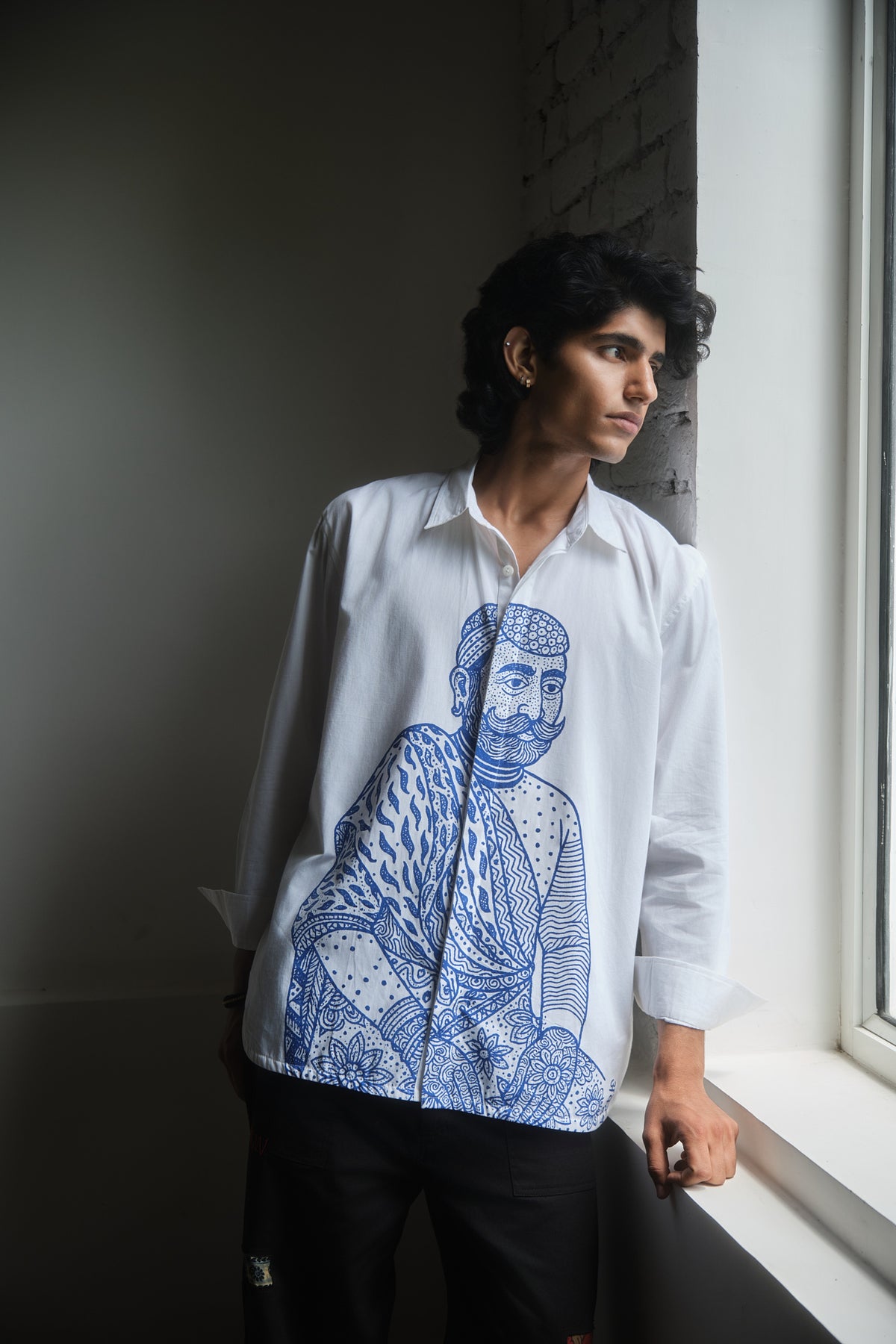 SAWAI OVERSIZED SHIRT-INK