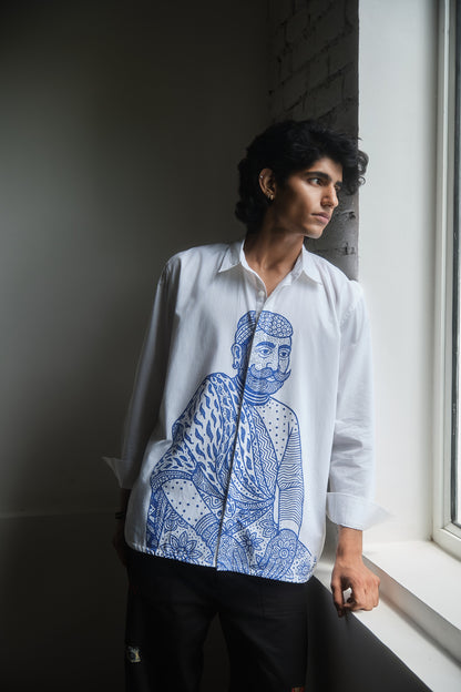 SAWAI OVERSIZED SHIRT-INK