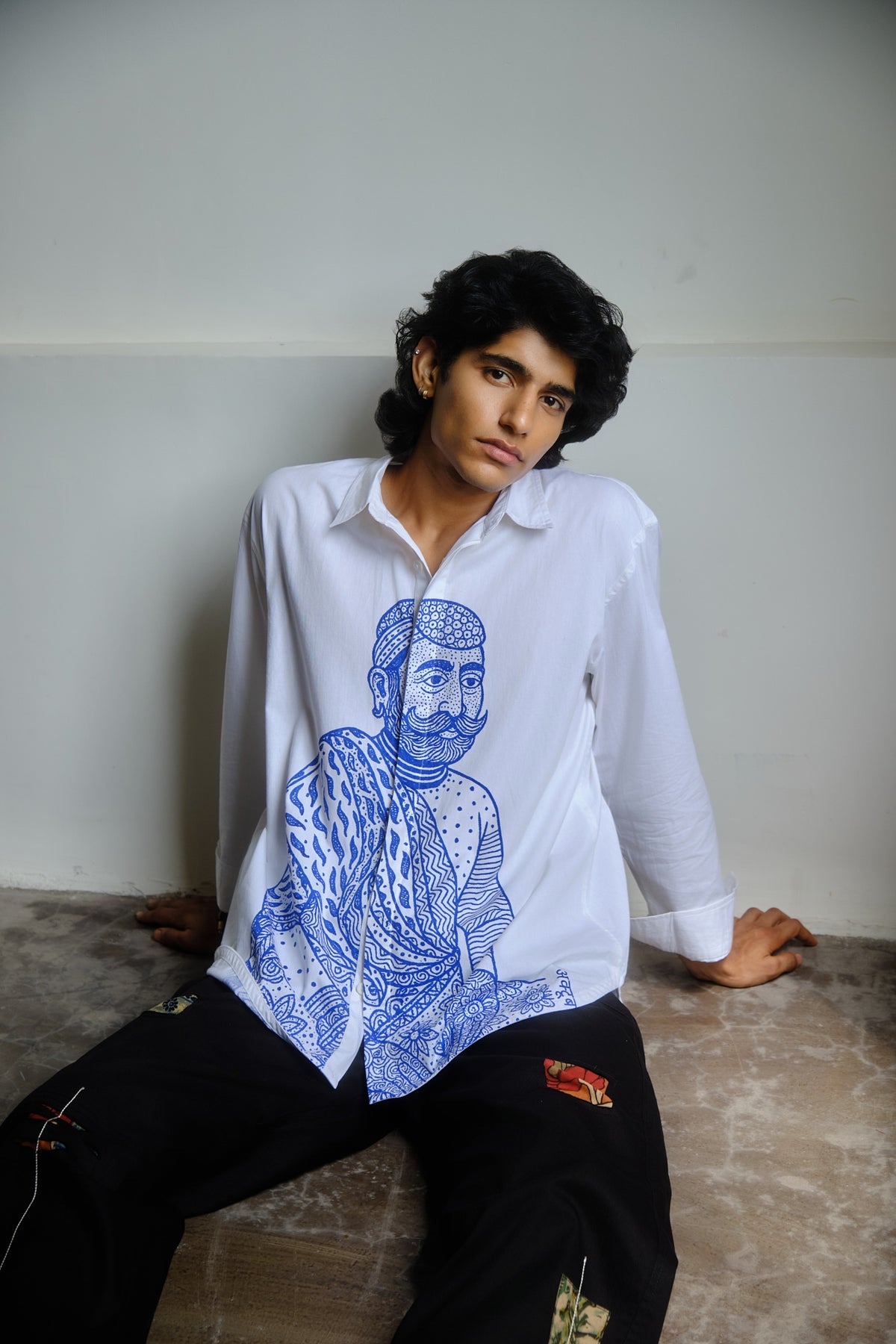 SAWAI OVERSIZED SHIRT-INK