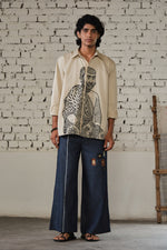 Load image into Gallery viewer, SAWAI OVERSIZED SHIRT-BEIGE
