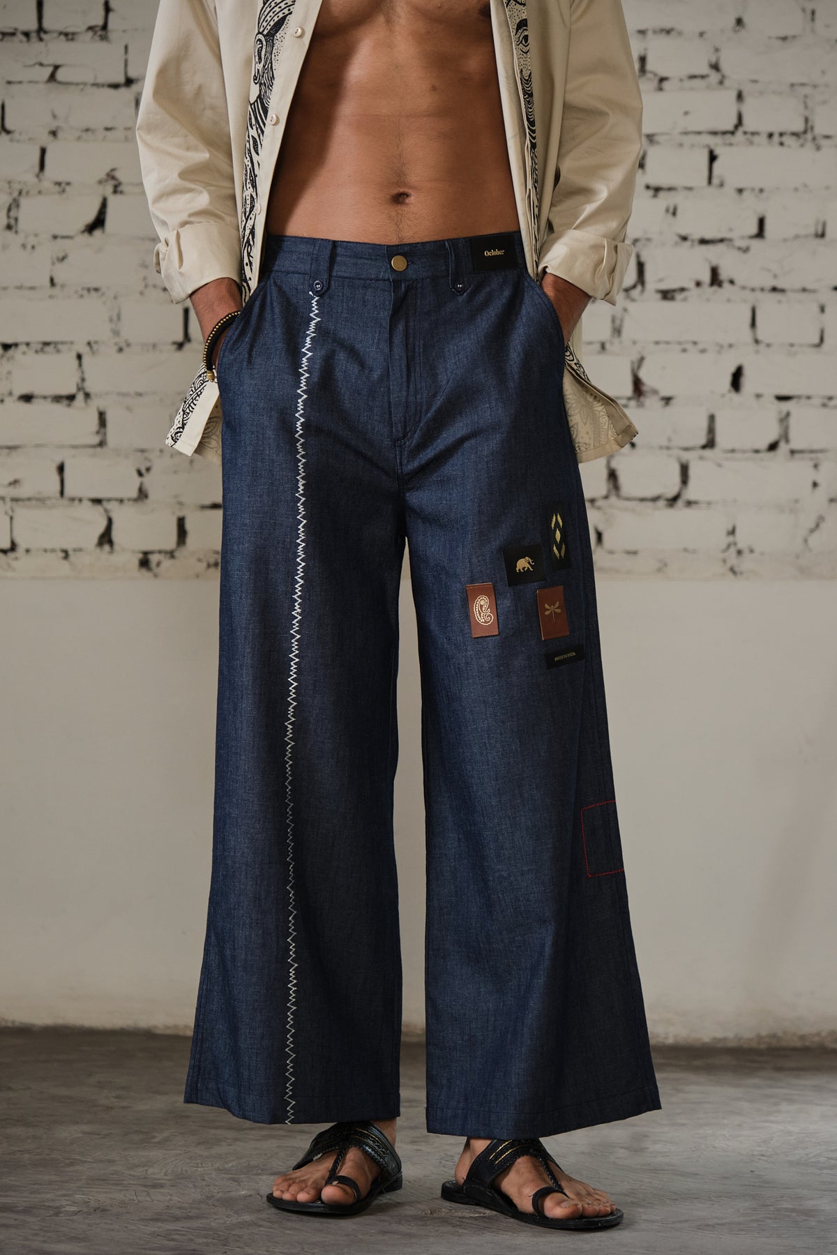 JALORE BELL PANTS-DENIM