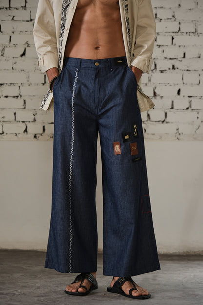 JALORE BELL PANTS-DENIM