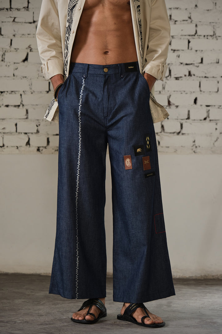 JALORE BELL PANTS-DENIM