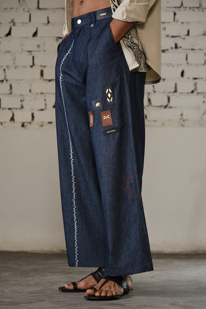 JALORE BELL PANTS-DENIM