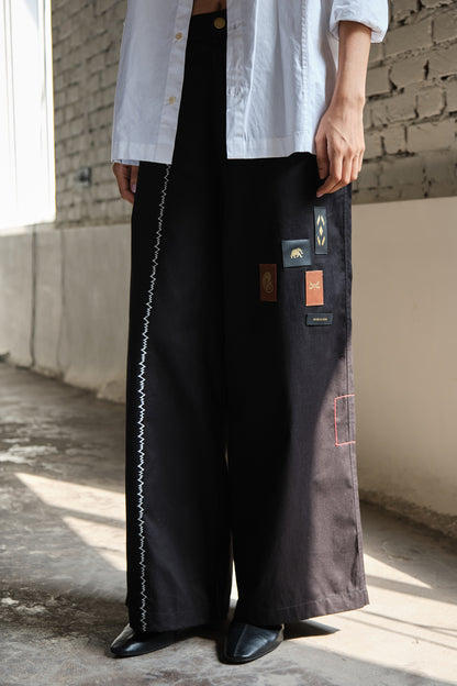 JALORE BELL PANTS-BLACK