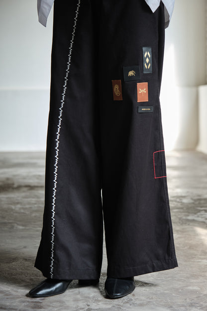 JALORE BELL PANTS-BLACK