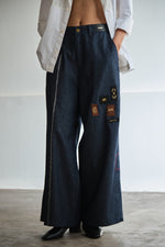 Load image into Gallery viewer, JALORE BELL PANTS-DENIM
