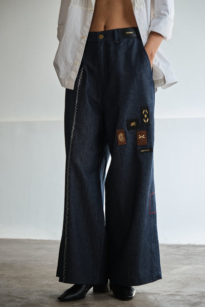 JALORE BELL PANTS-DENIM
