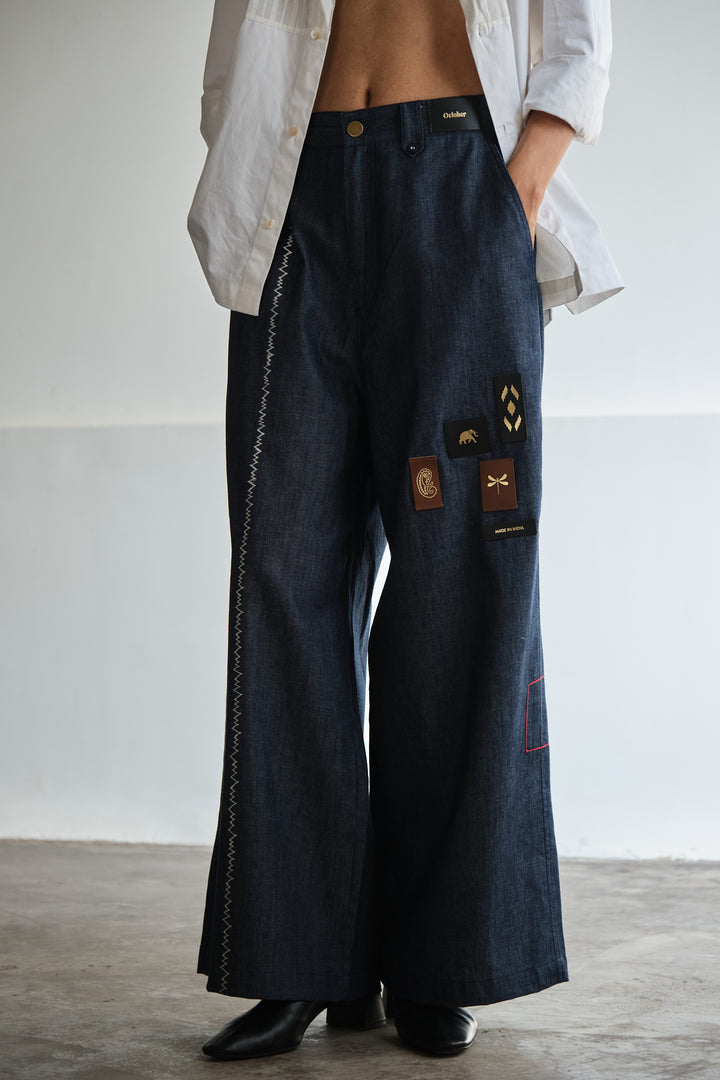 JALORE BELL PANTS-DENIM