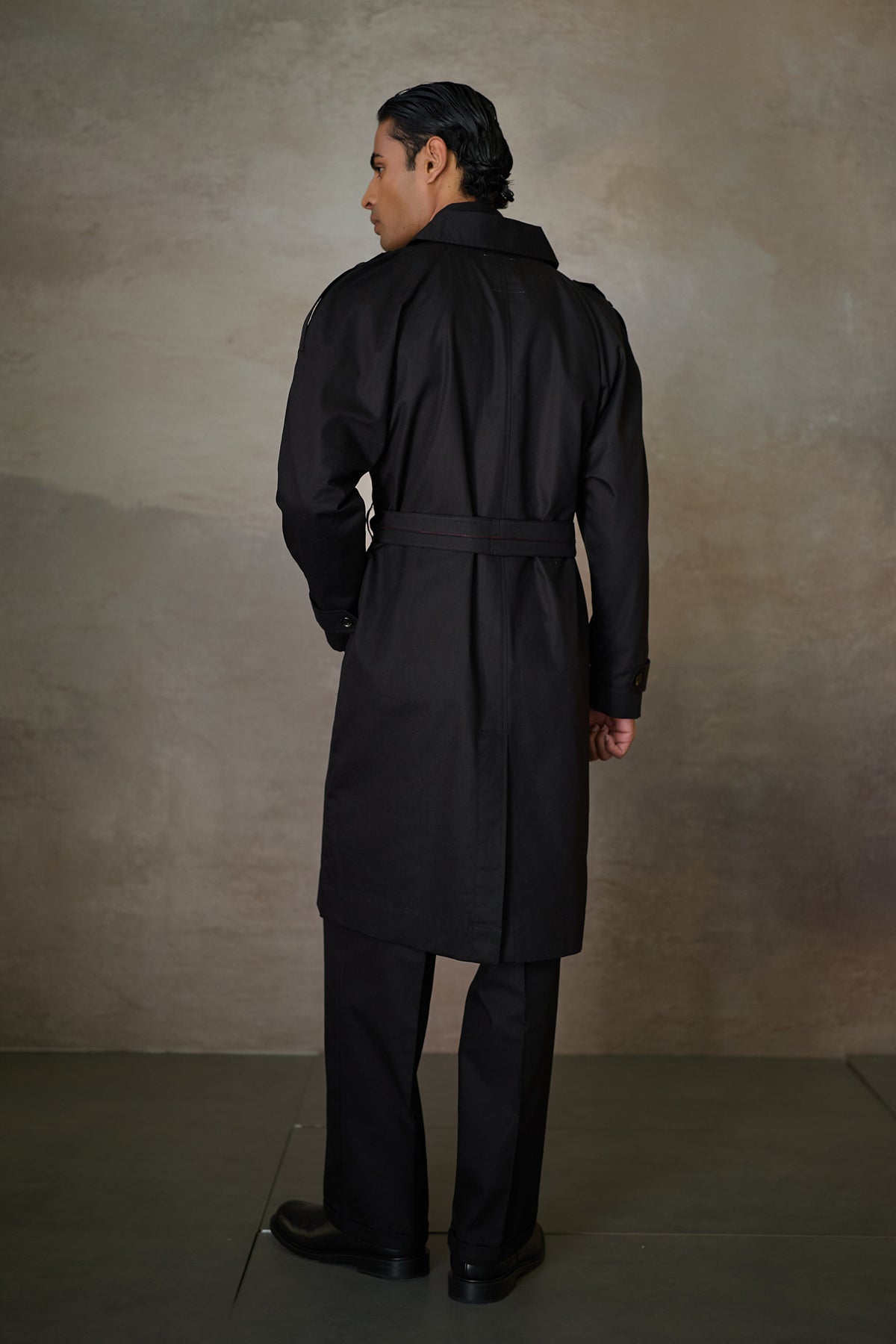 OXFORDSHIRE TRENCH SET- BLACK (SET OF3)