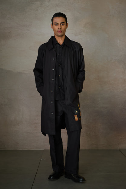 OXFORDSHIRE TRENCH SET- BLACK (SET OF3)