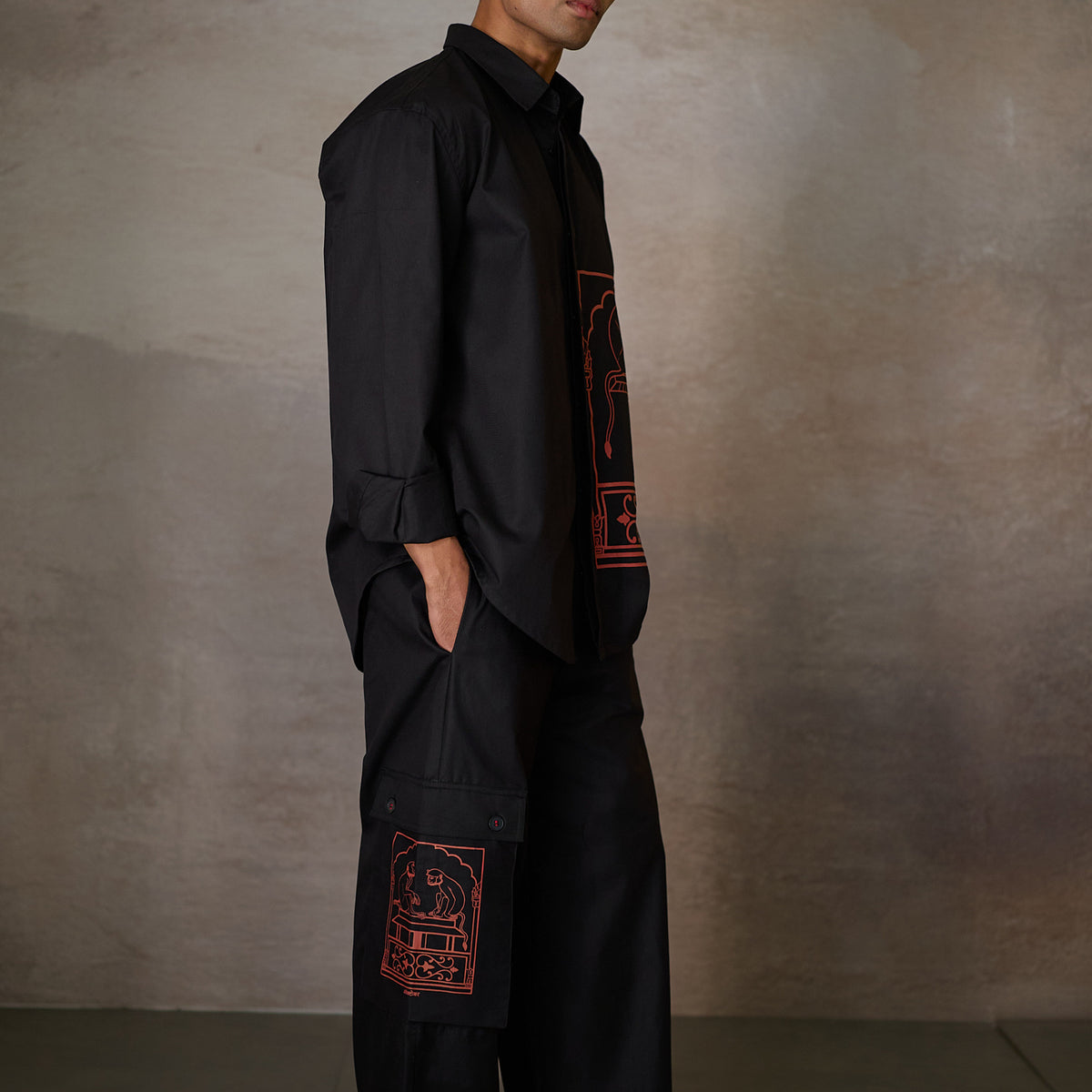 WEEKEND GULLY SET- MIDNIGHT BLACK – October Jaipur